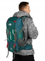 Рюкзак NORTH FACE TNORTHF турист., 50л , В55*Ш32*Г22, алюм. вставки, дождевик, бирюзовый / 703277