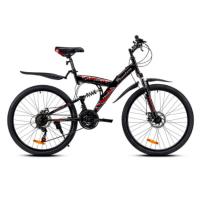 Велосипед 26" рама 18" 21sp KRYPTON PHANTOM чёрный dark fire red / 737910