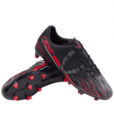 Бутсы футбольные Jögel Rapido FG Black/grey (29) / 1867