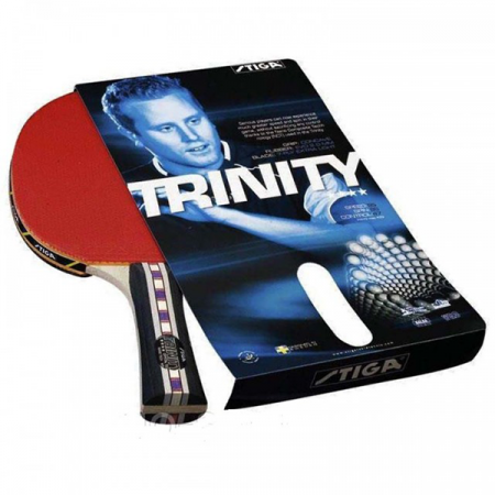 Ракетка н/теннис Stiga Trinity 4*, накладки 2мм, скорость-95, вращение-86,контроль-46 / 7414