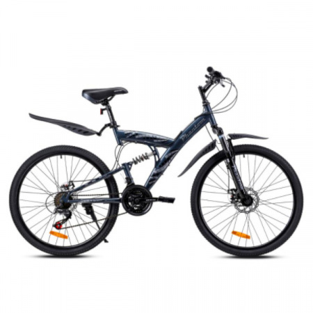 Велосипед 26" рама 18" 21sp KRYPTON PHANTOM серый полис чёрный / 737909