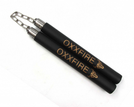 Нунчаки тренировочные OXXFIRE, черные / WS