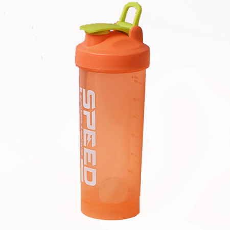 Бутылка/Шейкер SPEED SHS-800 оранжевая, для спортивного питания 800ML / 735057