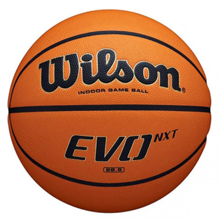 Мяч баскетбол WILSON EVO NXT PVC №7, вес 570-650, окруж75-78см, композит. кожа / GW-7 16239