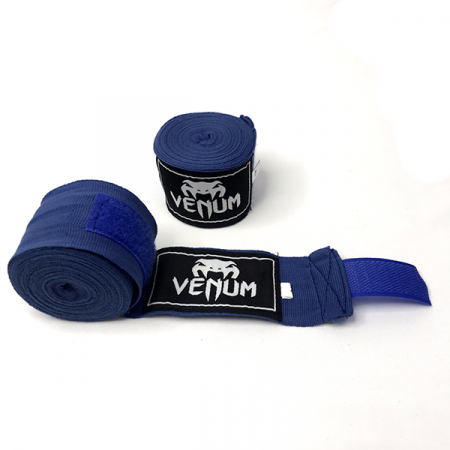 Бинт боксерский VENUM, 3.5 м, эластик, синие / WS