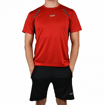 Форма спортивная CLIFF взрослая красно-черная р.XL (52) (180-185см) / 2994